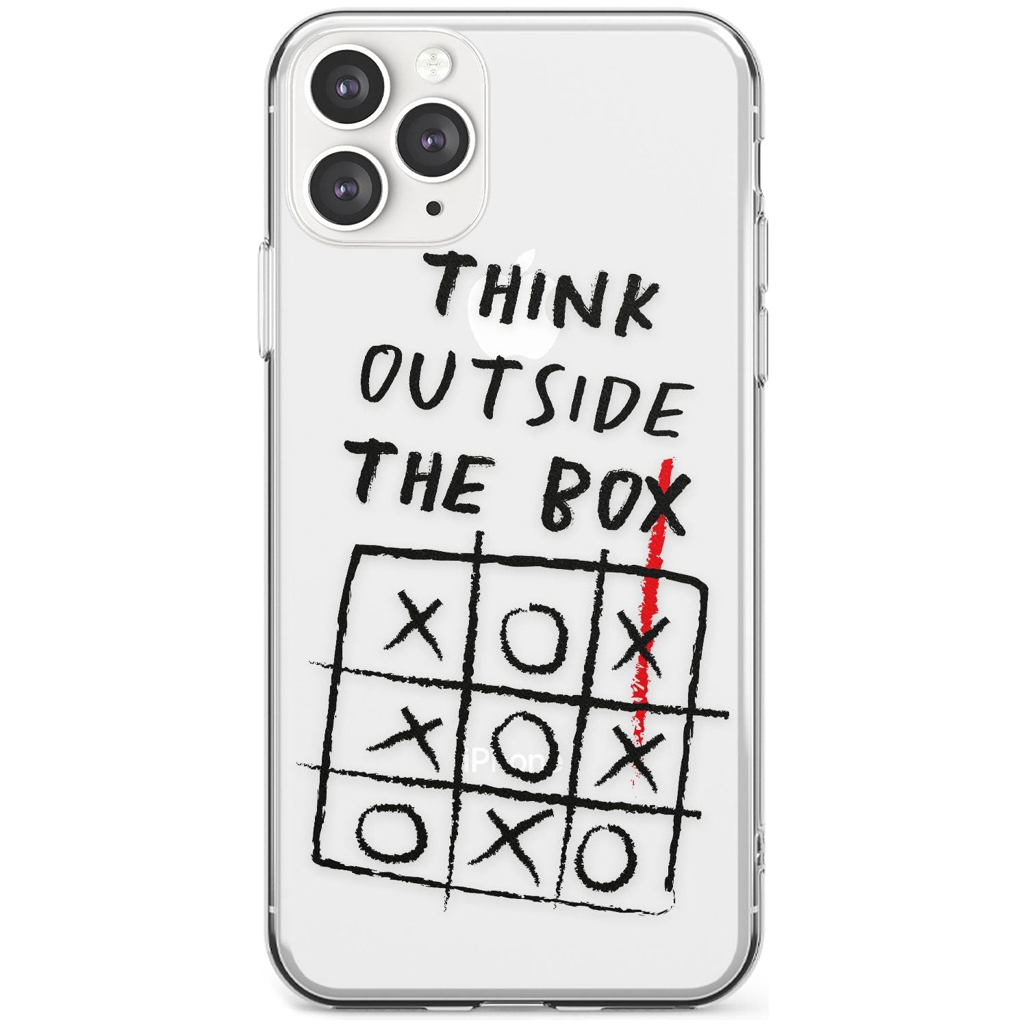 "Think Outside the Box" Slim TPU Phone Case for iPhone 11 Pro Max