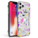 Black Magic Pattern Phone Case iPhone 11 Pro Max / Clear Case,iPhone 11 Pro / Clear Case,iPhone 12 Pro Max / Clear Case,iPhone 12 Pro / Clear Case Blanc Space