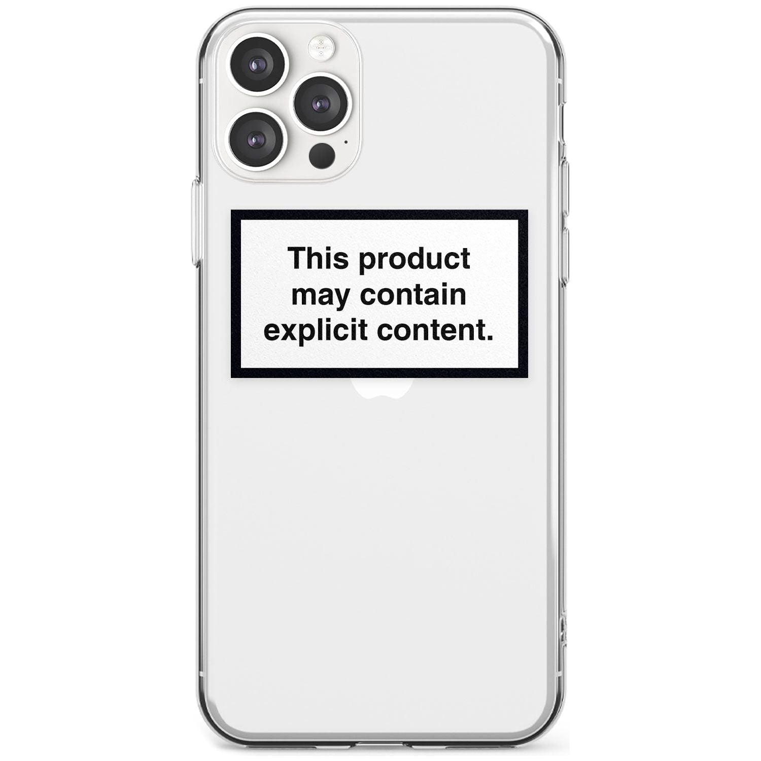 This product may contain explicit content Black Impact Phone Case for iPhone 11 Pro Max