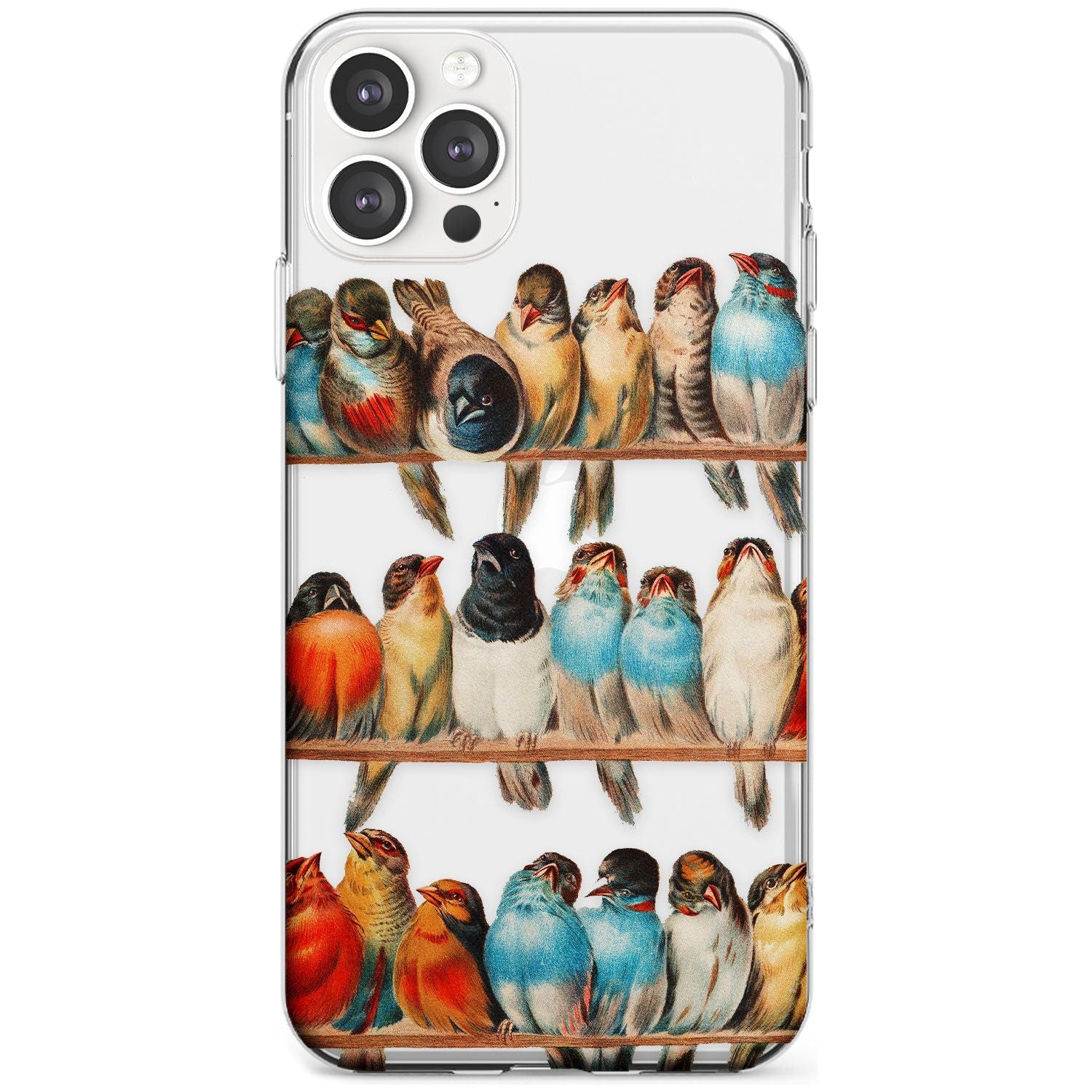 A Perch of Birds Slim TPU Phone Case for iPhone 11 Pro Max