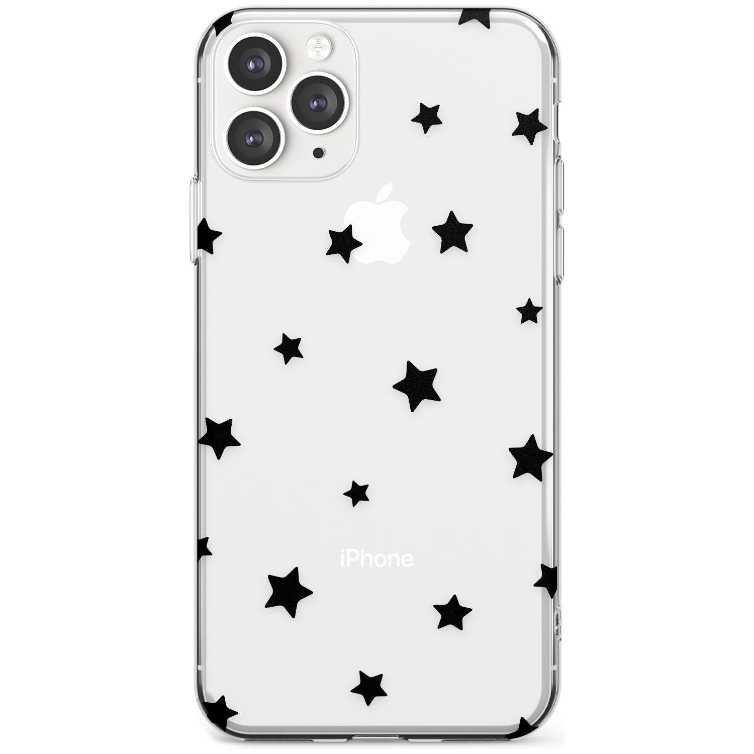 Black Stars Pattern Slim TPU Phone Case for iPhone 11 Pro Max