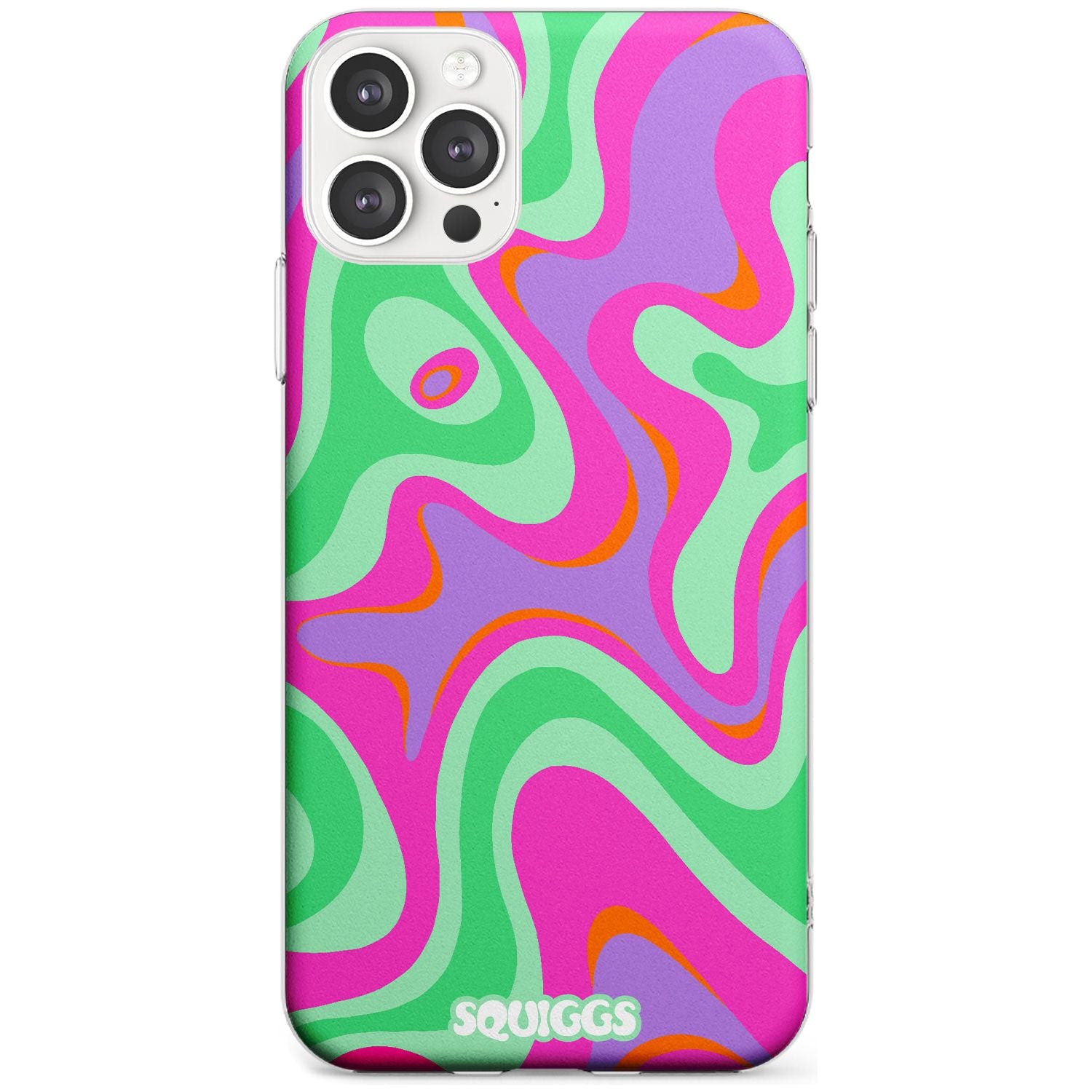 Pink Lava Black Impact Phone Case for iPhone 11 Pro Max
