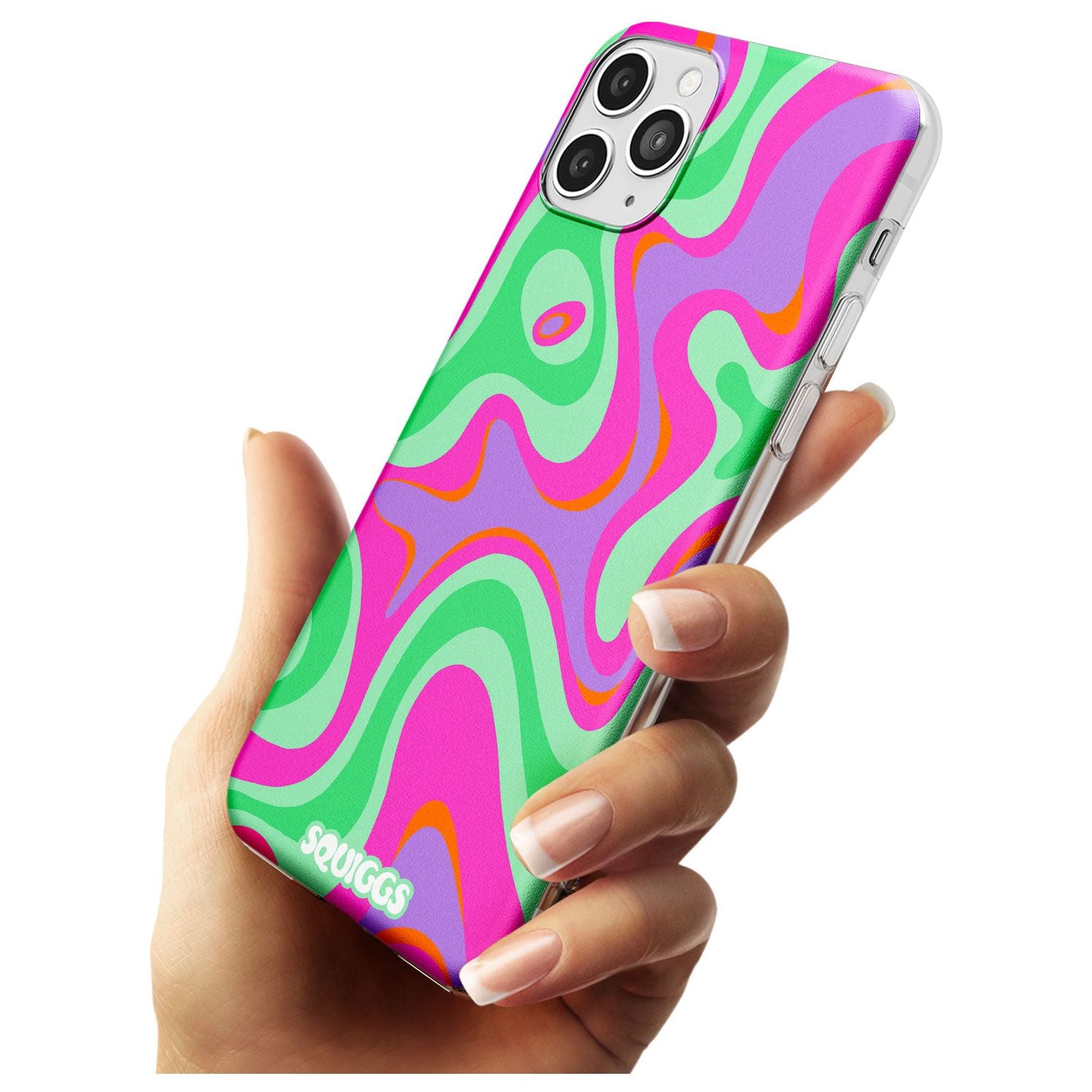 Pink Lava Black Impact Phone Case for iPhone 11 Pro Max