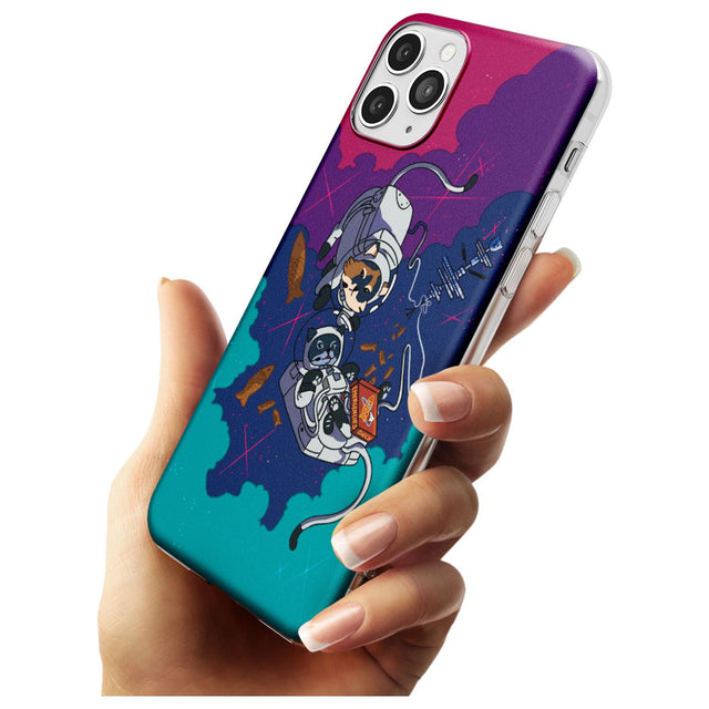 CATS IN SPACE Black Impact Phone Case for iPhone 11 Pro Max
