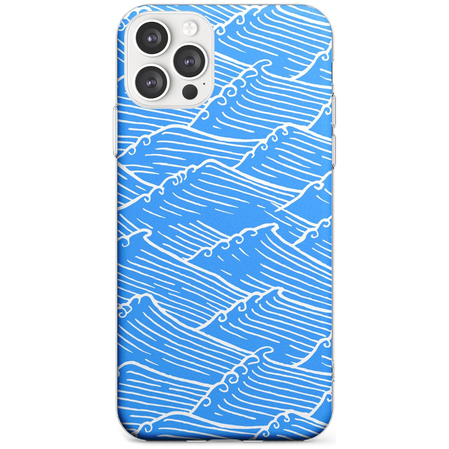 Waves Pattern Slim TPU Phone Case for iPhone 11 Pro Max