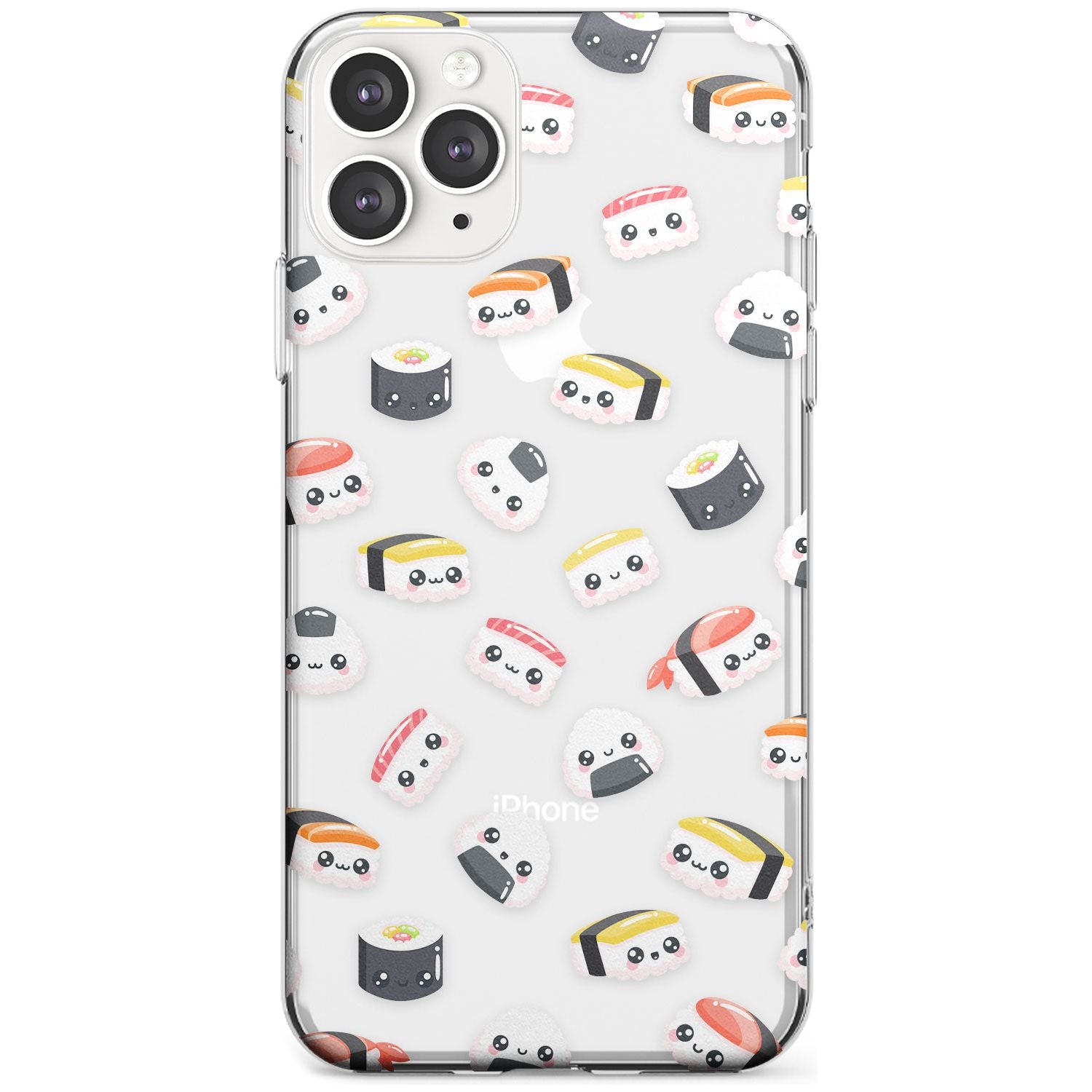 Kawaii Sushi & Rice iPhone Case  Slim Case Phone Case - Case Warehouse
