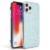 Light Blue Terrazzo Pattern Phone Case iPhone 11 Pro Max / Clear Case,iPhone 11 Pro / Clear Case,iPhone 12 Pro Max / Clear Case,iPhone 12 Pro / Clear Case Blanc Space