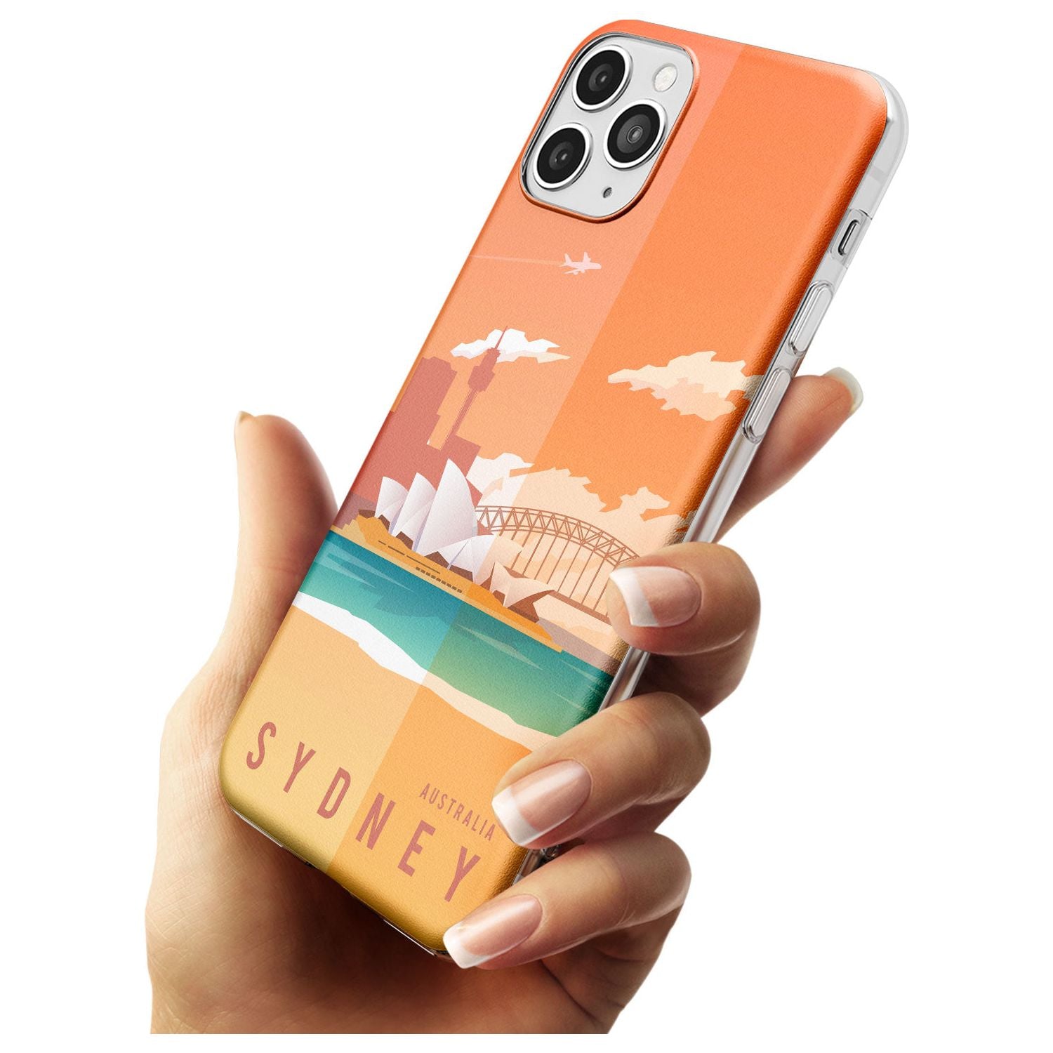 Vintage Travel Poster Sydney Slim TPU Phone Case for iPhone 11 Pro Max