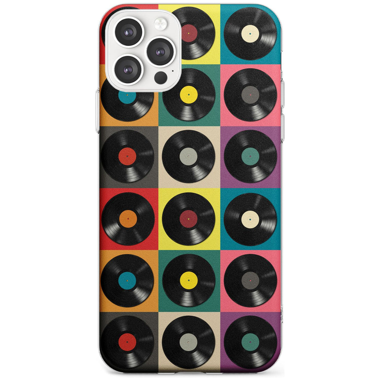 Vinyl Record Pattern Slim TPU Phone Case for iPhone 11 Pro Max