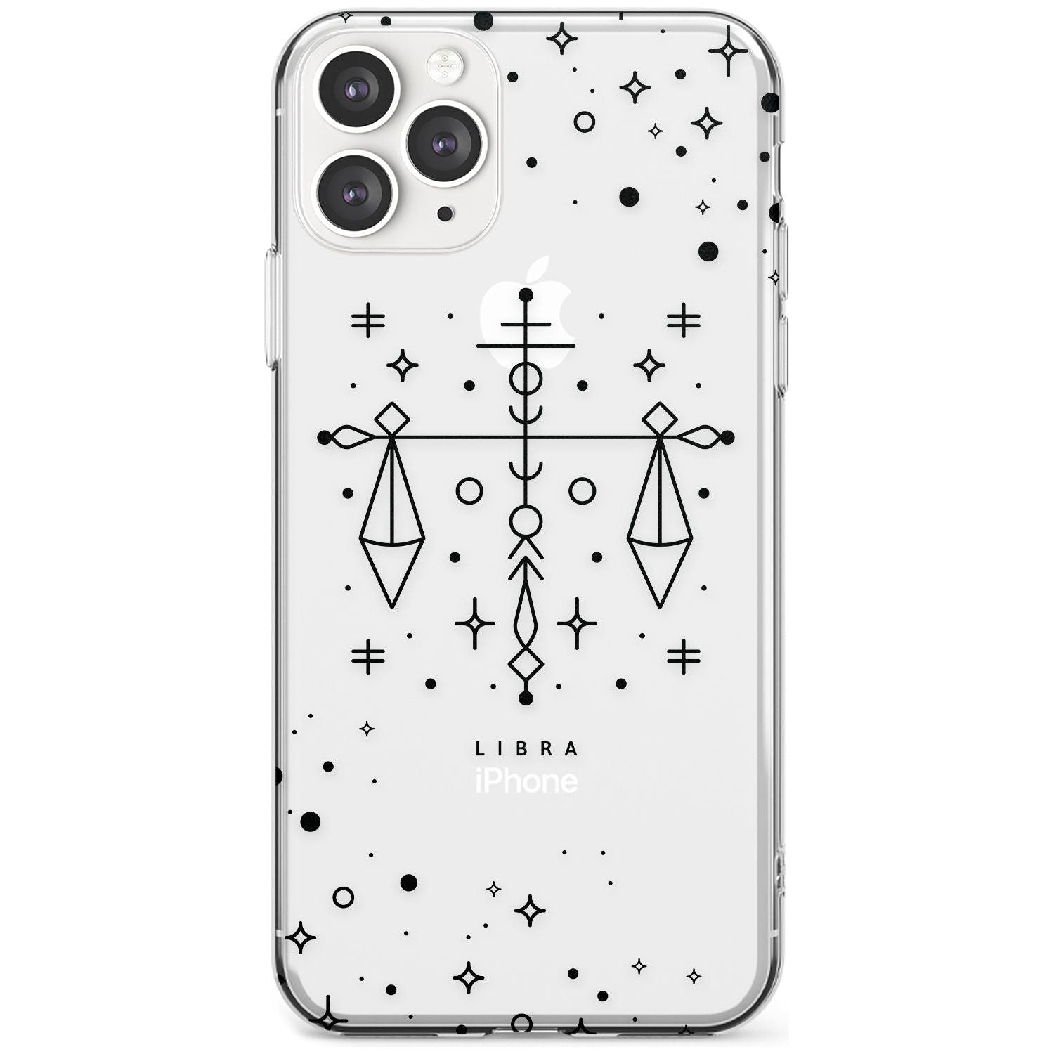 Libra Emblem - Transparent Design Slim TPU Phone Case for iPhone 11 Pro Max