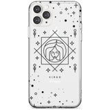 Virgo Emblem - Transparent Design Slim TPU Phone Case for iPhone 11 Pro Max