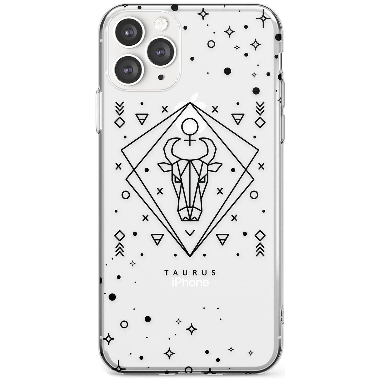 Taurus Emblem - Transparent Design Slim TPU Phone Case for iPhone 11 Pro Max