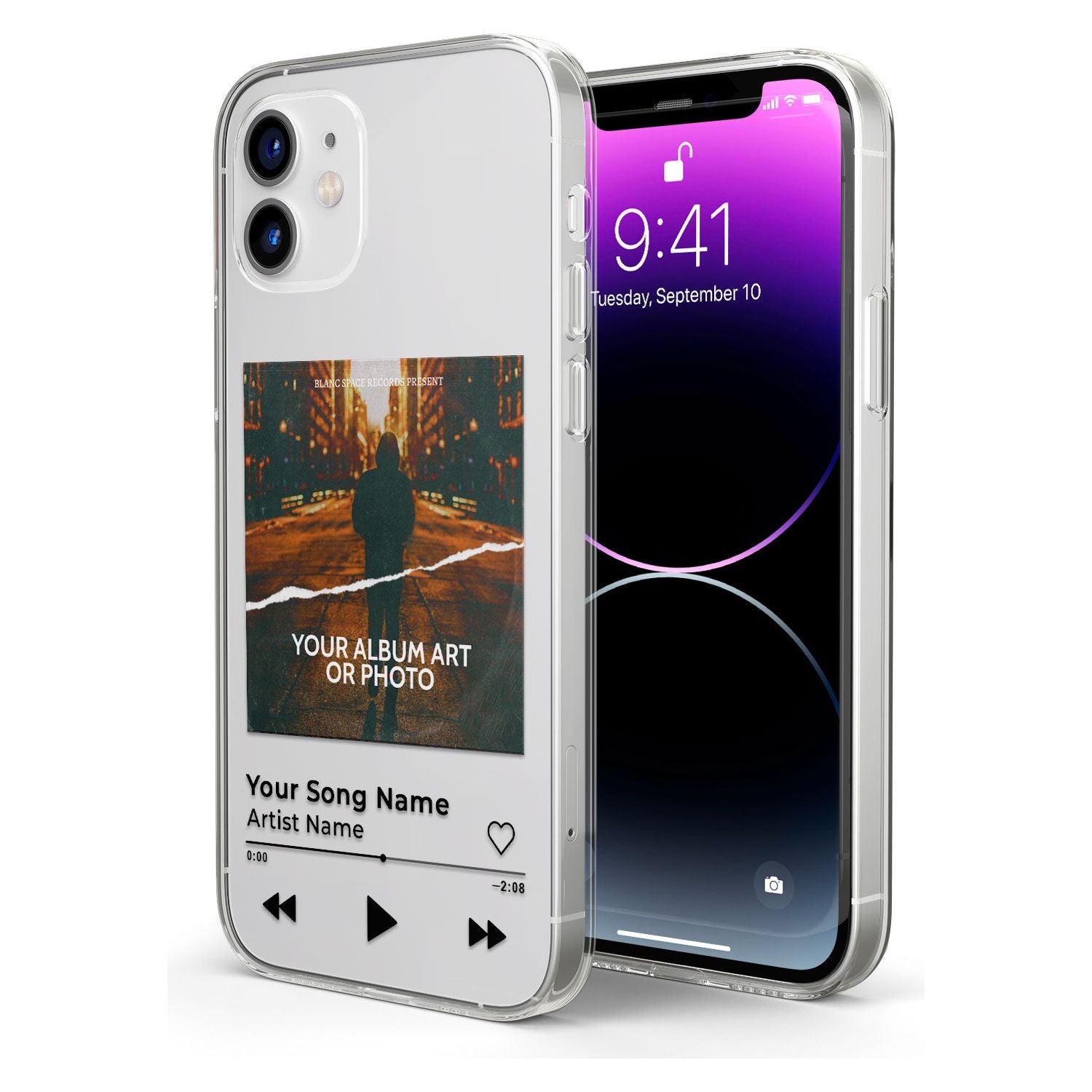 Personalised Album Art Impact Phone Case for iPhone 11, iphone 12