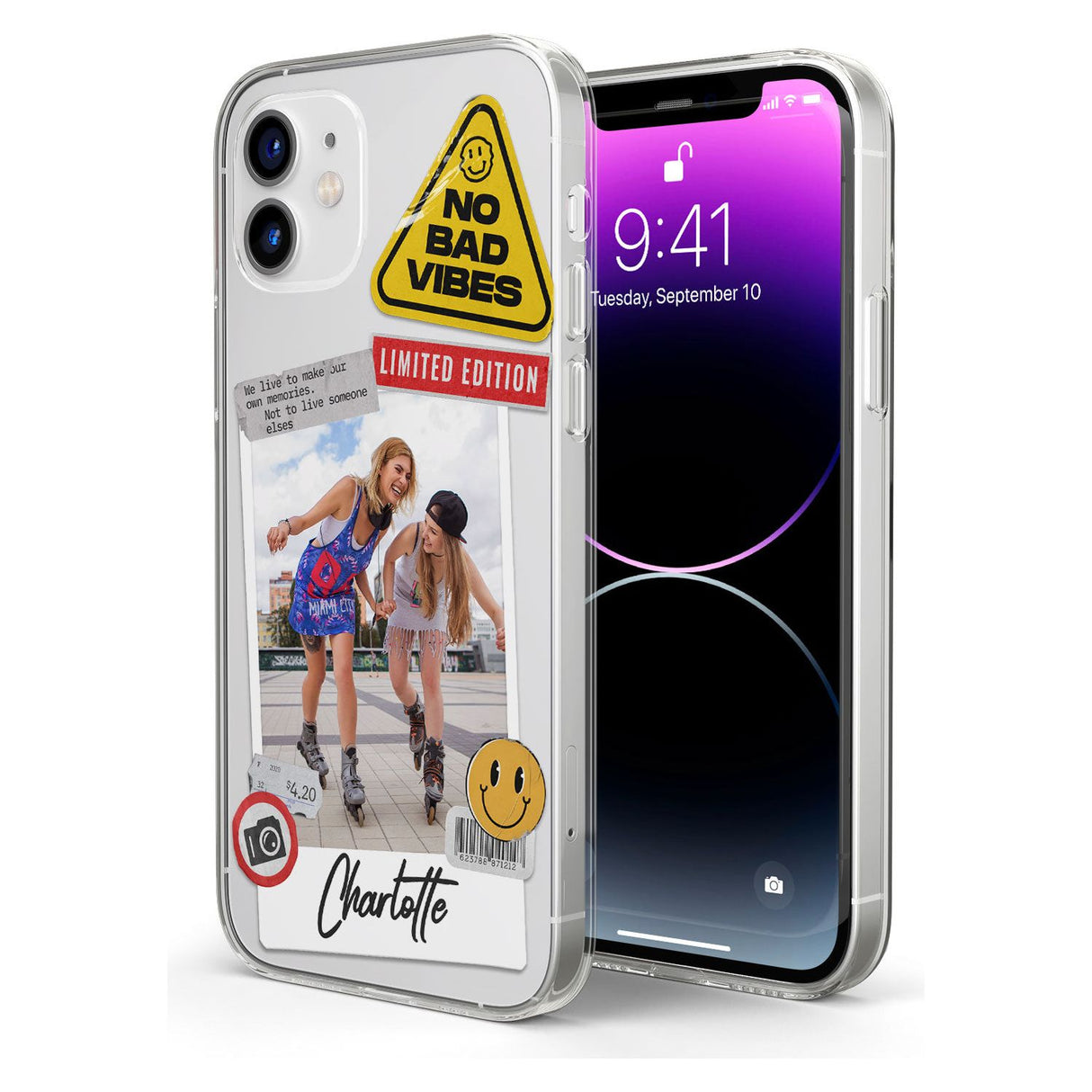 Personalised Snake Instant Photo Impact Phone Case for iPhone 11, iphone 12