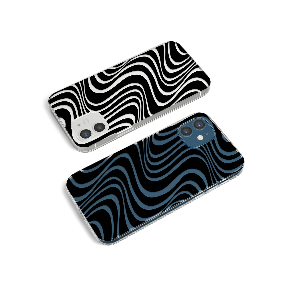 Damascus Steel Impact Phone Case for iPhone 11, iphone 12