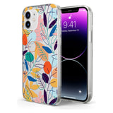 Abstract Leaves Impact Phone Case for iPhone 11, iphone 12