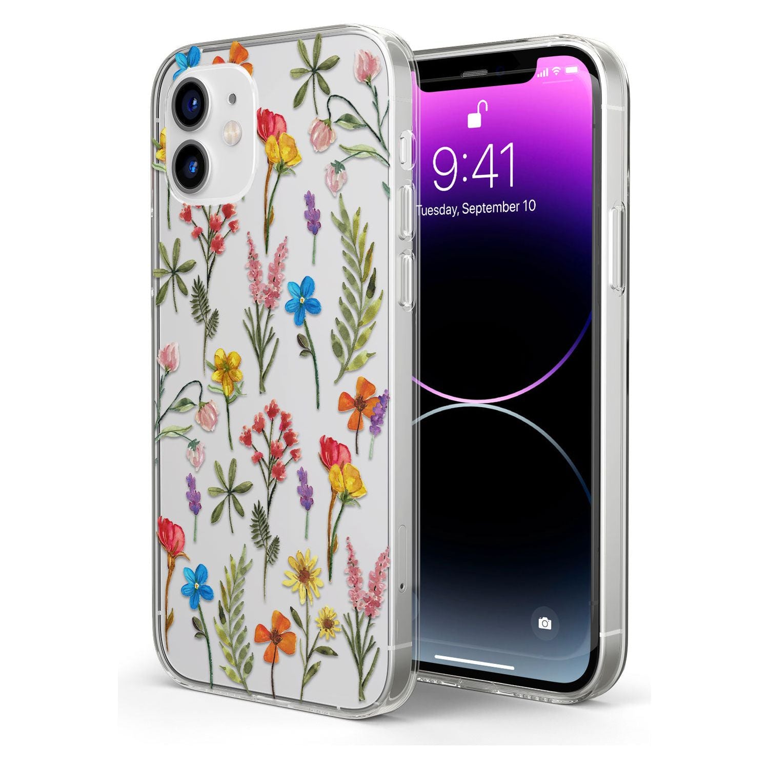 Tropical Palm Leaves Impact Phone Case for iPhone 11, iphone 12