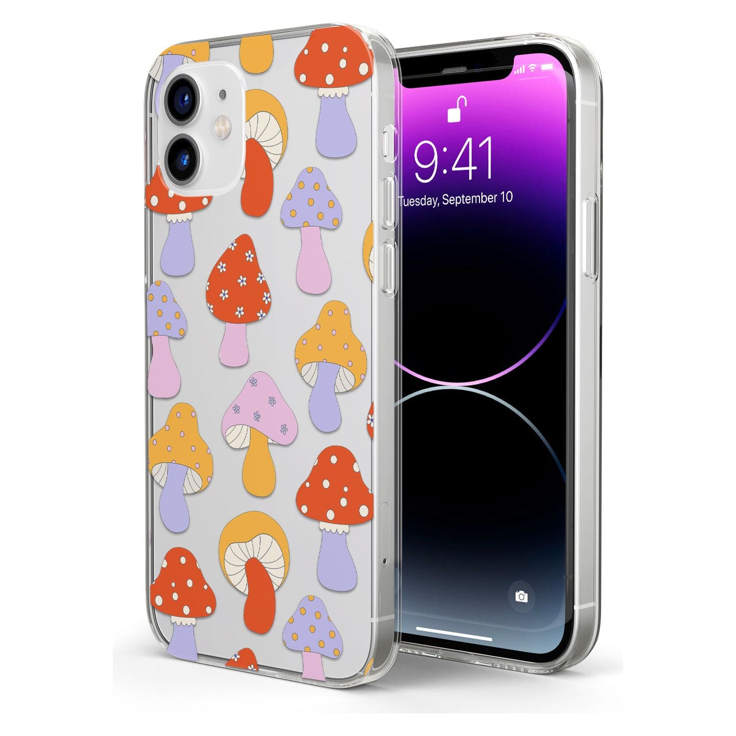 Moons & Clouds Impact Phone Case for iPhone 11, iphone 12