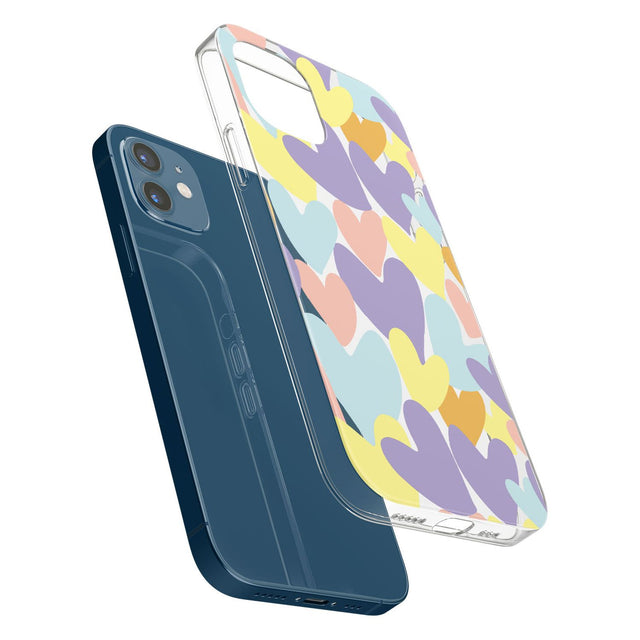 Moons & Clouds Impact Phone Case for iPhone 11, iphone 12