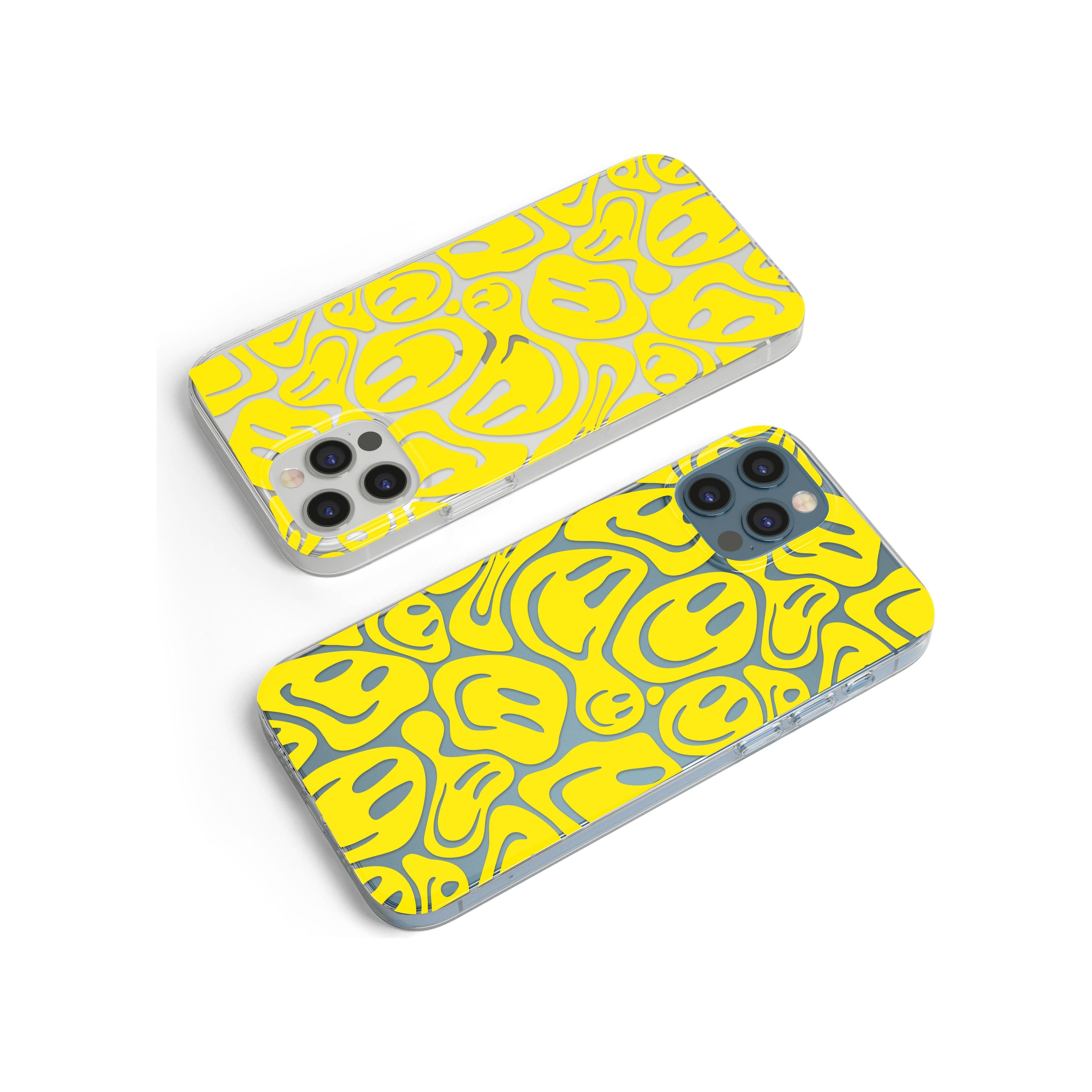 Blue Acid Faces Phone Case for iPhone 12 Pro