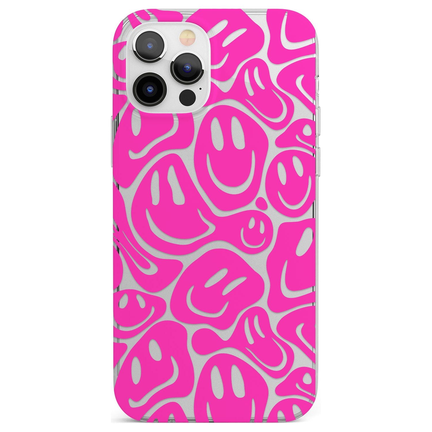 Blue Acid Faces Phone Case for iPhone 12 Pro