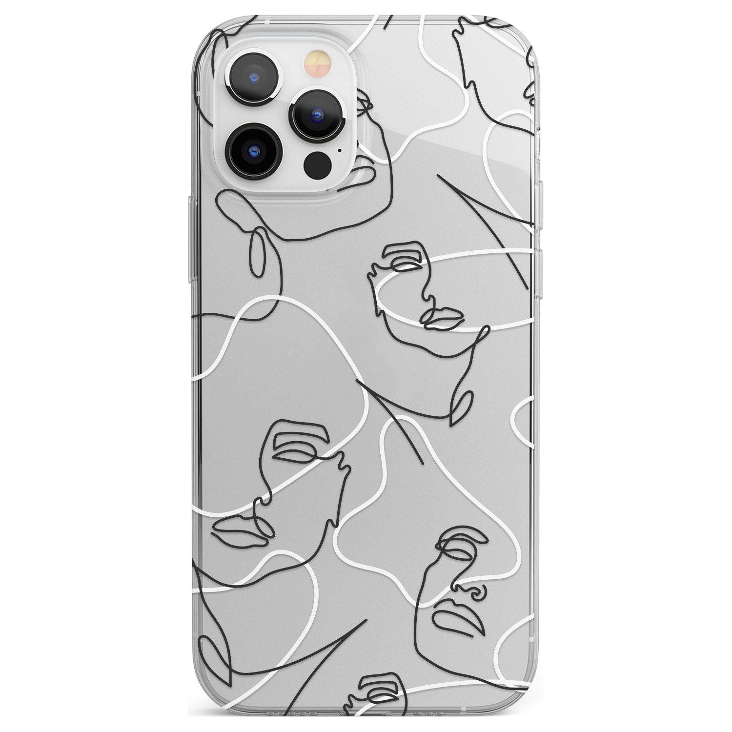 Personalised Abstract Faces Phone Case for iPhone 12 Pro