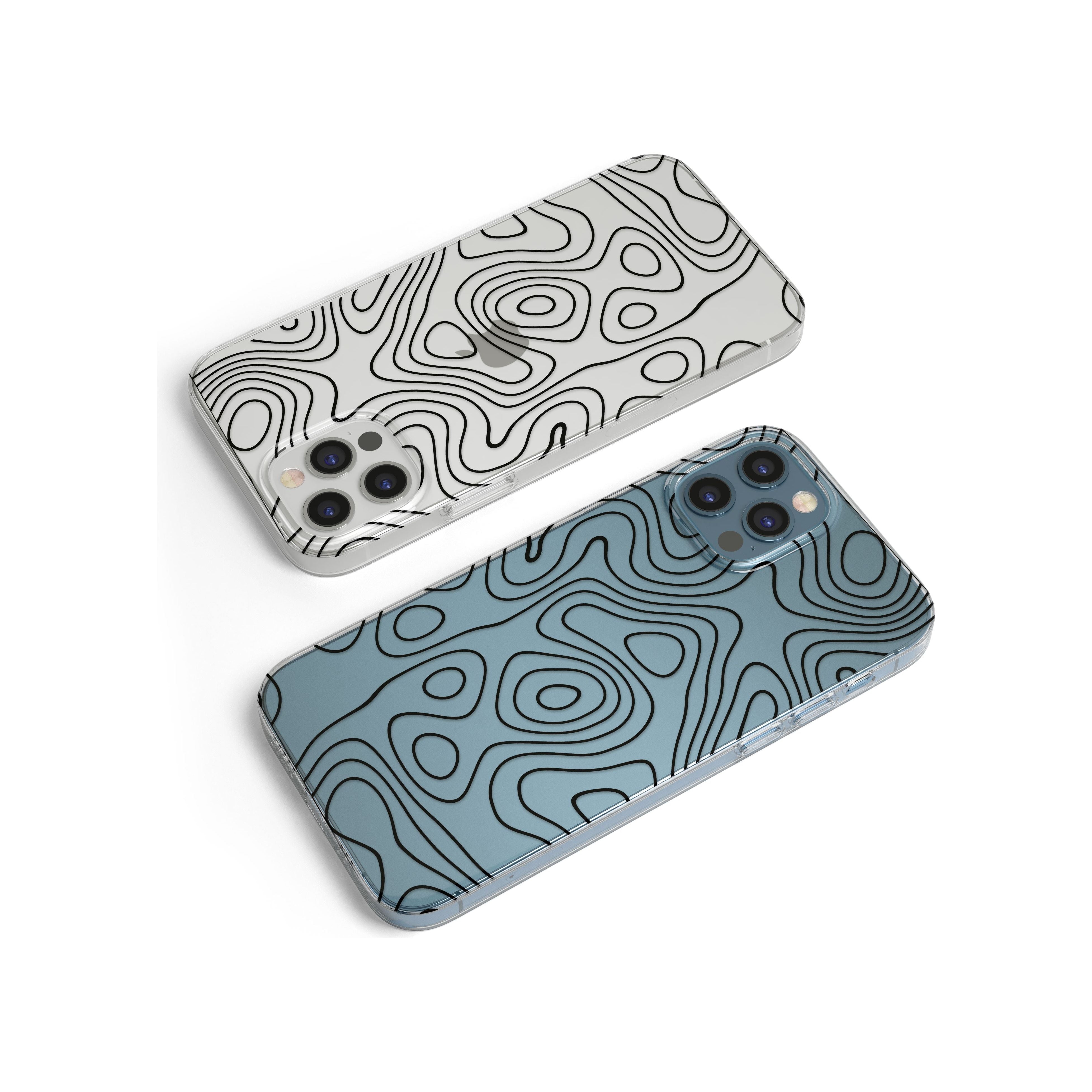 Damascus Steel Phone Case for iPhone 12 Pro