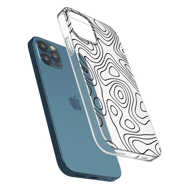 Damascus Steel Phone Case for iPhone 12 Pro