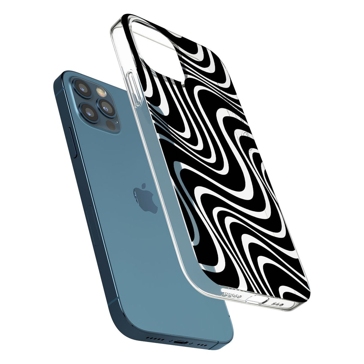 Damascus Steel Phone Case for iPhone 12 Pro