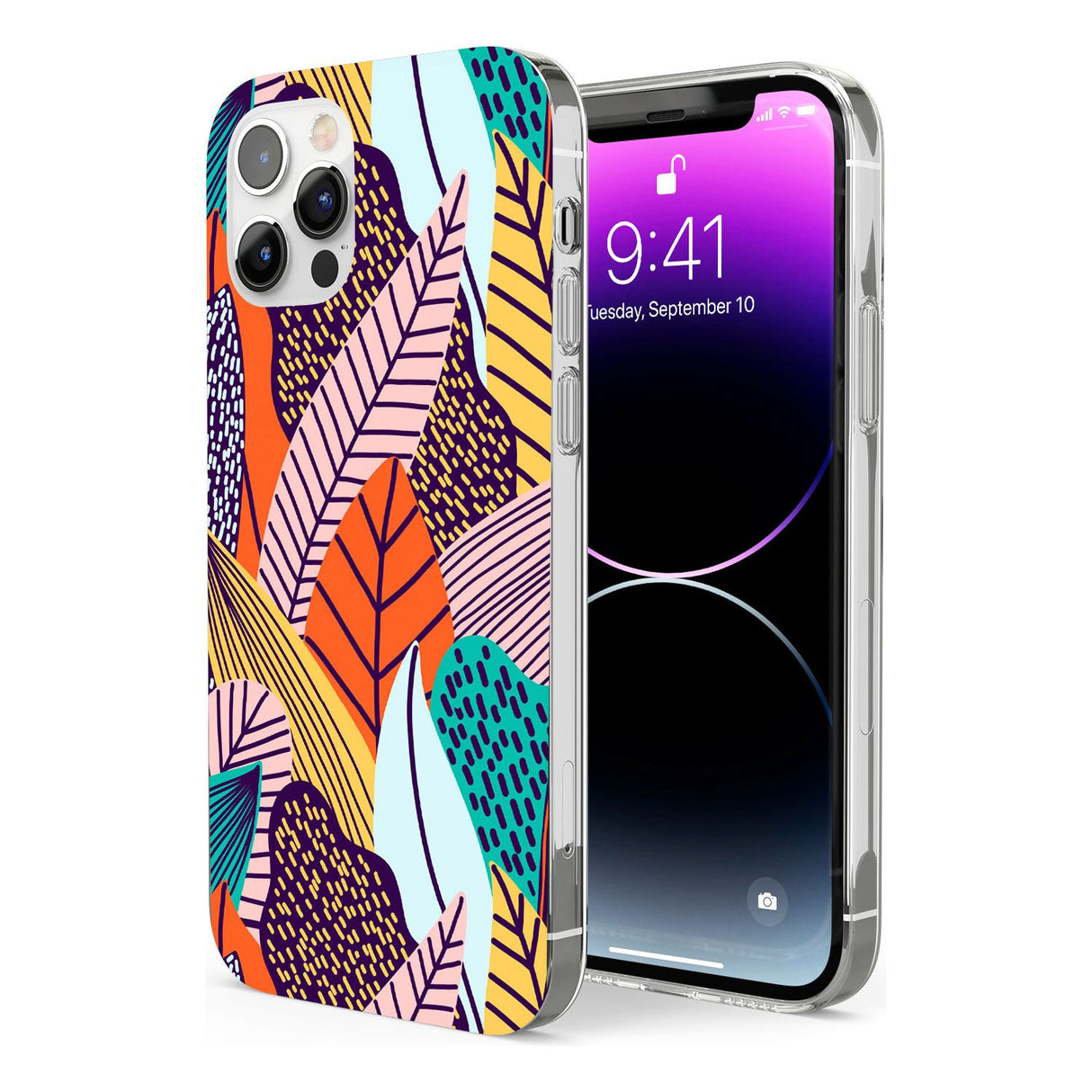 Abstract Leaves Phone Case for iPhone 12 Pro