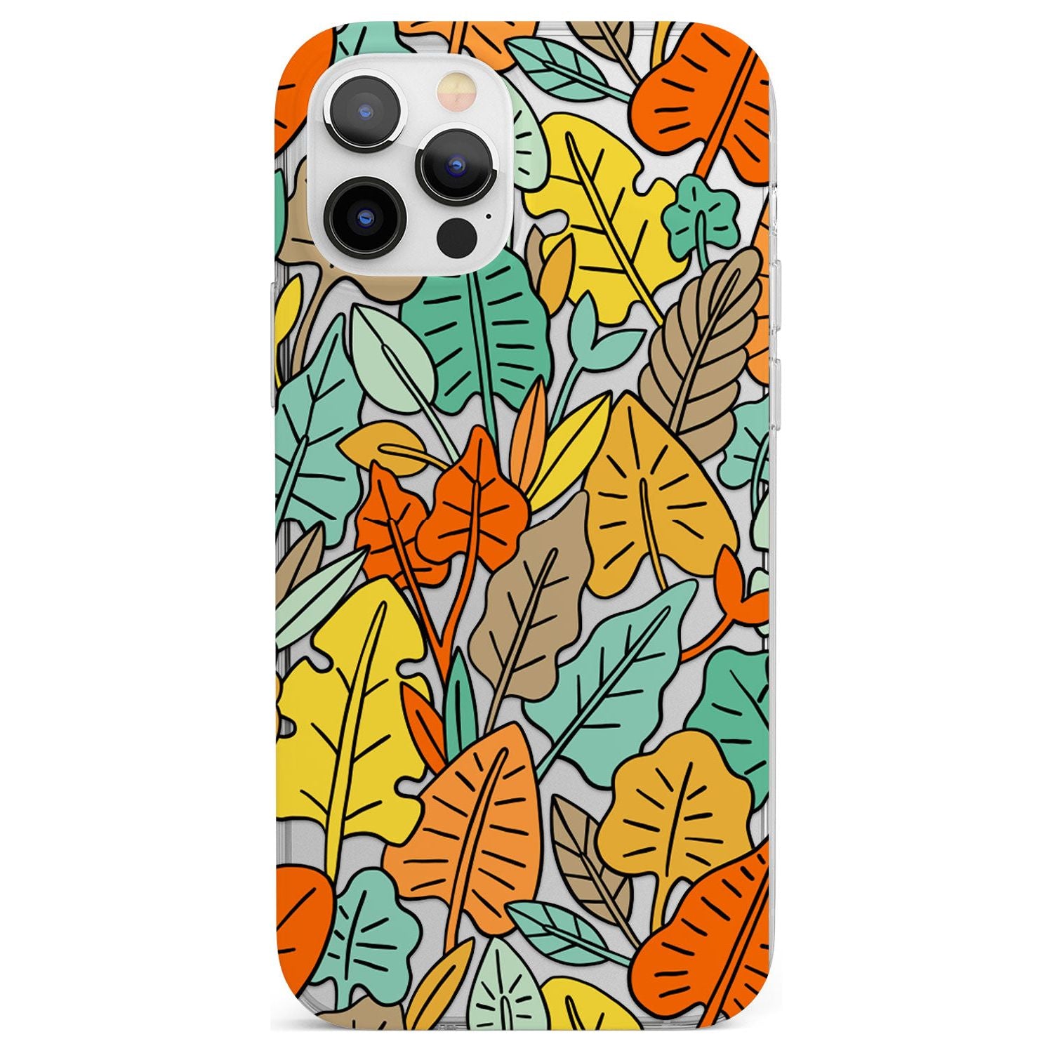 Abstract Leaves Phone Case for iPhone 12 Pro