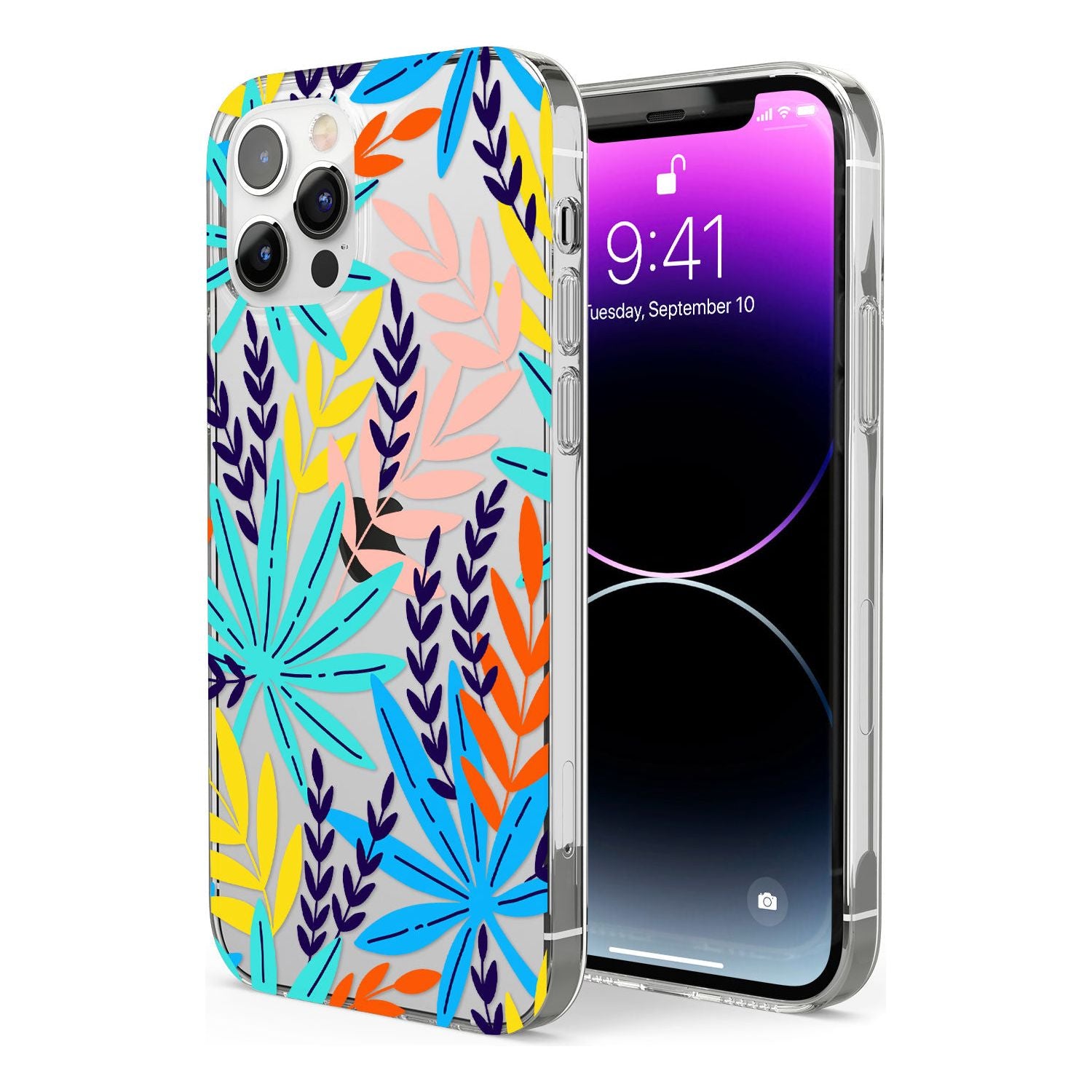 Tropical Palm Leaves Phone Case for iPhone 12 Pro