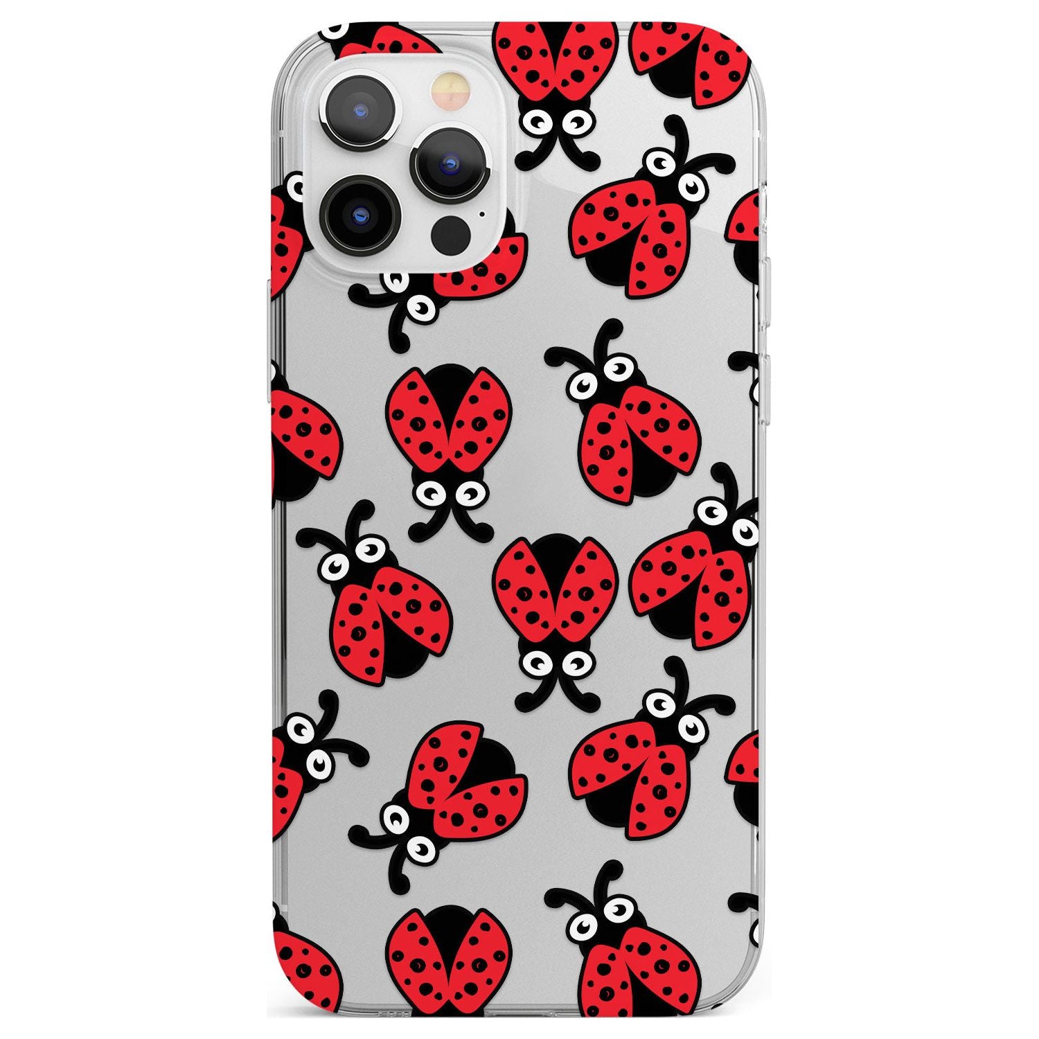 Ladybug Pattern Phone Case for iPhone 12 Pro