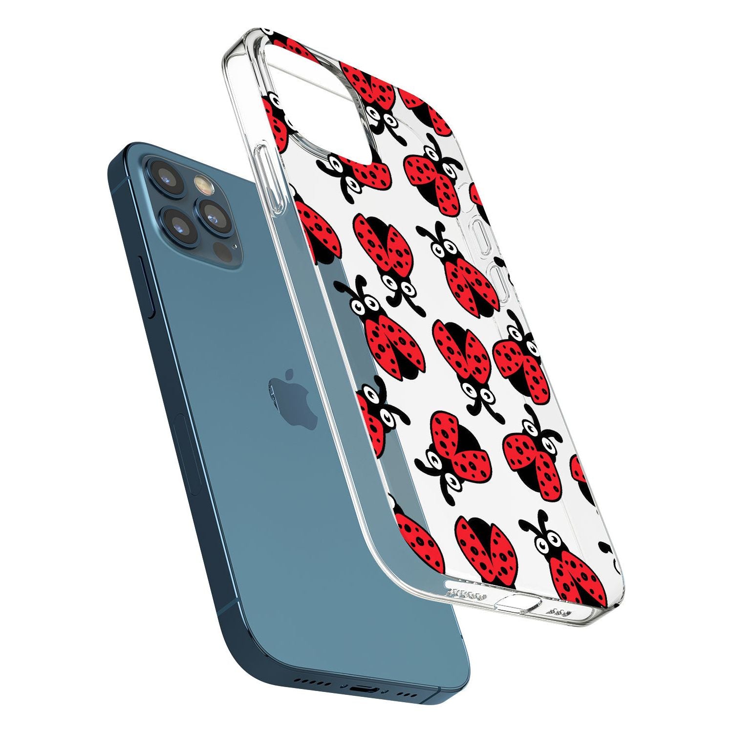 Ladybug Pattern Phone Case for iPhone 12 Pro