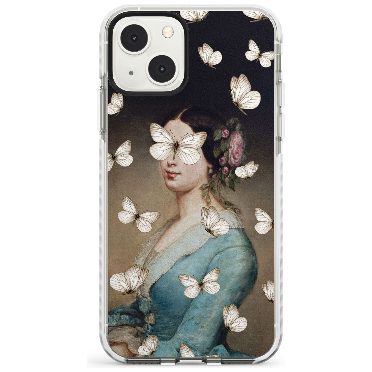 BUTTERFLY BEAUTY Phone Case iPhone 13 Mini / Impact Case Blanc Space