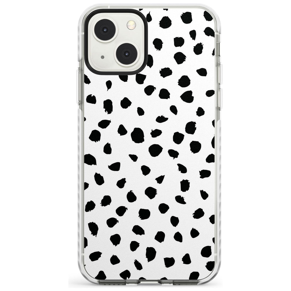 Dalmatian Print Phone Case iPhone 13 Mini / Impact Case Blanc Space