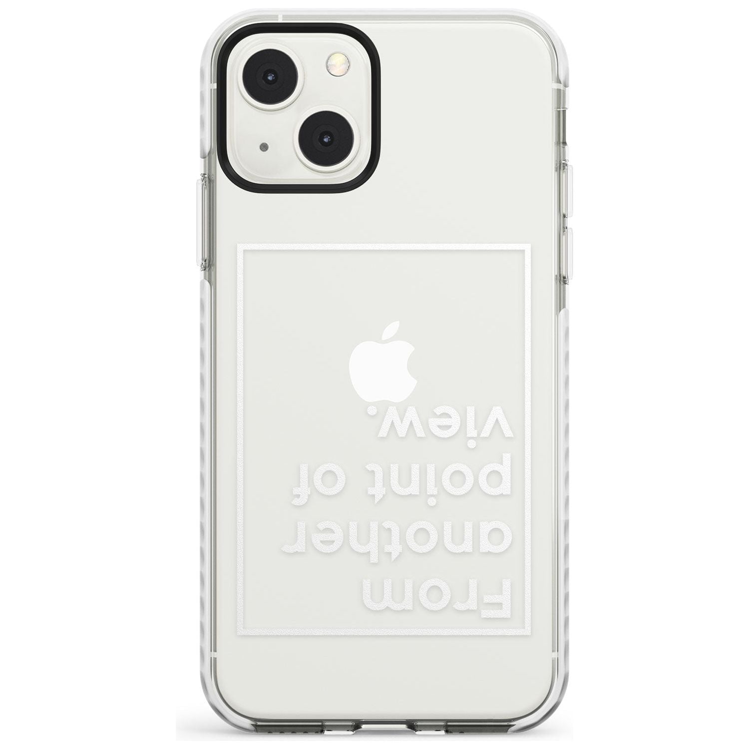 Another Point of View (White) Phone Case iPhone 13 Mini / Impact Case Blanc Space