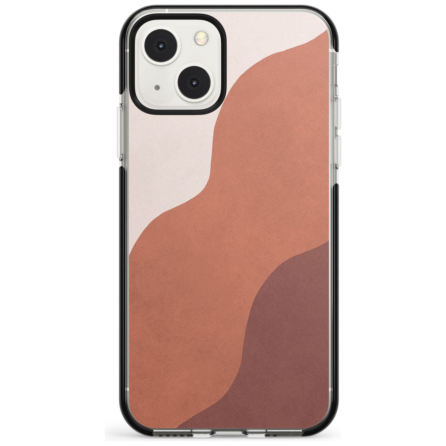 Lush Abstract Watercolour Design #3 Phone Case iPhone 13 Mini / Black Impact Case Blanc Space