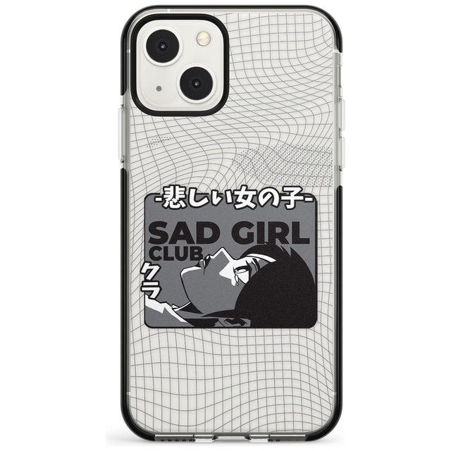 Sad Girl Club Black Impact Phone Case for iPhone 13 & 13 Mini