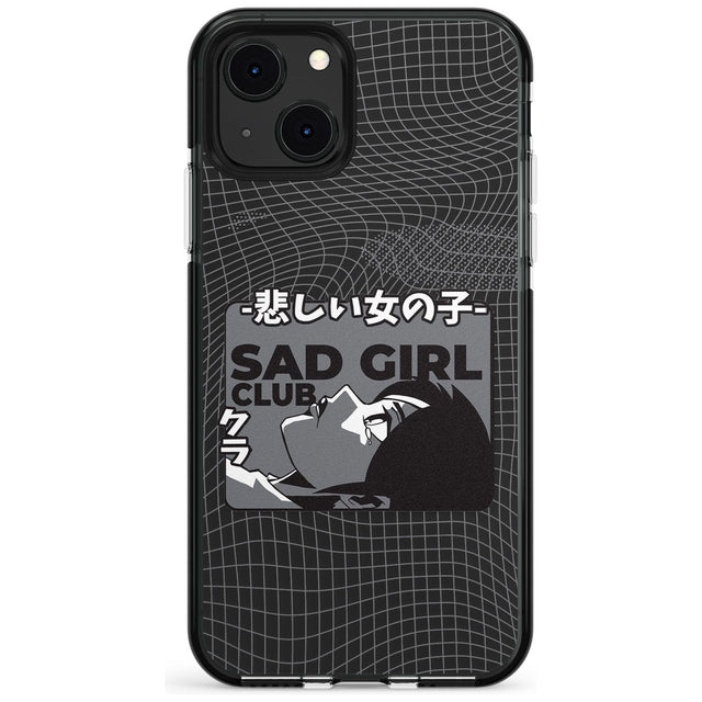 Sad Girl Club Black Impact Phone Case for iPhone 13 & 13 Mini