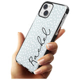 Personalised Vertical Cursive & Dots Custom Phone Case iPhone 15 Pro Max / Black Impact Case,iPhone 15 Plus / Black Impact Case,iPhone 15 Pro / Black Impact Case,iPhone 15 / Black Impact Case,iPhone 15 Pro Max / Impact Case,iPhone 15 Plus / Impact Case,iPhone 15 Pro / Impact Case,iPhone 15 / Impact Case,iPhone 15 Pro Max / Magsafe Black Impact Case,iPhone 15 Plus / Magsafe Black Impact Case,iPhone 15 Pro / Magsafe Black Impact Case,iPhone 15 / Magsafe Black Impact Case,iPhone 14 Pro Max / Black Impact Case,