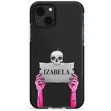 Personalised Grave Plaque Black Impact Phone Case for iPhone 13 & 13 Mini