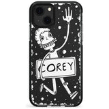 Personalised Custom Banner Boy Black Impact Phone Case for iPhone 13 & 13 Mini