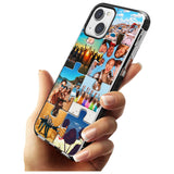 Personalised Jigsaw Photo Grid Black Impact Phone Case for iPhone 13 & 13 Mini