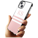 Personalised Minimal Pink Stripes & Initials Custom Phone Case iPhone 15 Pro Max / Black Impact Case,iPhone 15 Plus / Black Impact Case,iPhone 15 Pro / Black Impact Case,iPhone 15 / Black Impact Case,iPhone 15 Pro Max / Impact Case,iPhone 15 Plus / Impact Case,iPhone 15 Pro / Impact Case,iPhone 15 / Impact Case,iPhone 15 Pro Max / Magsafe Black Impact Case,iPhone 15 Plus / Magsafe Black Impact Case,iPhone 15 Pro / Magsafe Black Impact Case,iPhone 15 / Magsafe Black Impact Case,iPhone 14 Pro Max / Black Impa