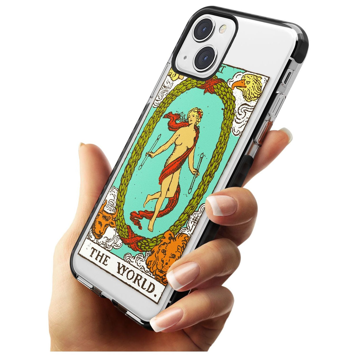 Personalised The World Tarot Card - Colour Custom Phone Case iPhone 15 Pro Max / Black Impact Case,iPhone 15 Plus / Black Impact Case,iPhone 15 Pro / Black Impact Case,iPhone 15 / Black Impact Case,iPhone 15 Pro Max / Impact Case,iPhone 15 Plus / Impact Case,iPhone 15 Pro / Impact Case,iPhone 15 / Impact Case,iPhone 15 Pro Max / Magsafe Black Impact Case,iPhone 15 Plus / Magsafe Black Impact Case,iPhone 15 Pro / Magsafe Black Impact Case,iPhone 15 / Magsafe Black Impact Case,iPhone 14 Pro Max / Black Impact