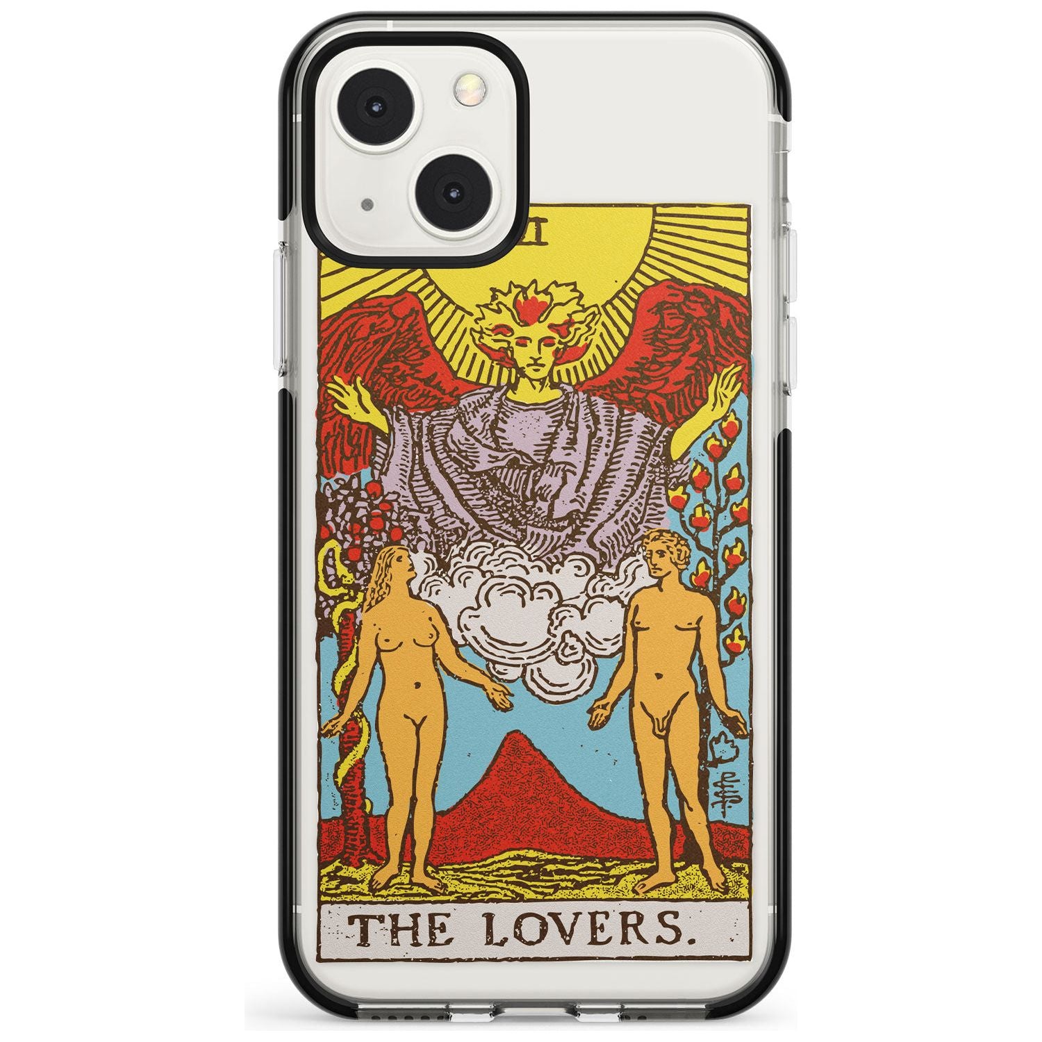 Personalised The Lovers Tarot Card - Colour