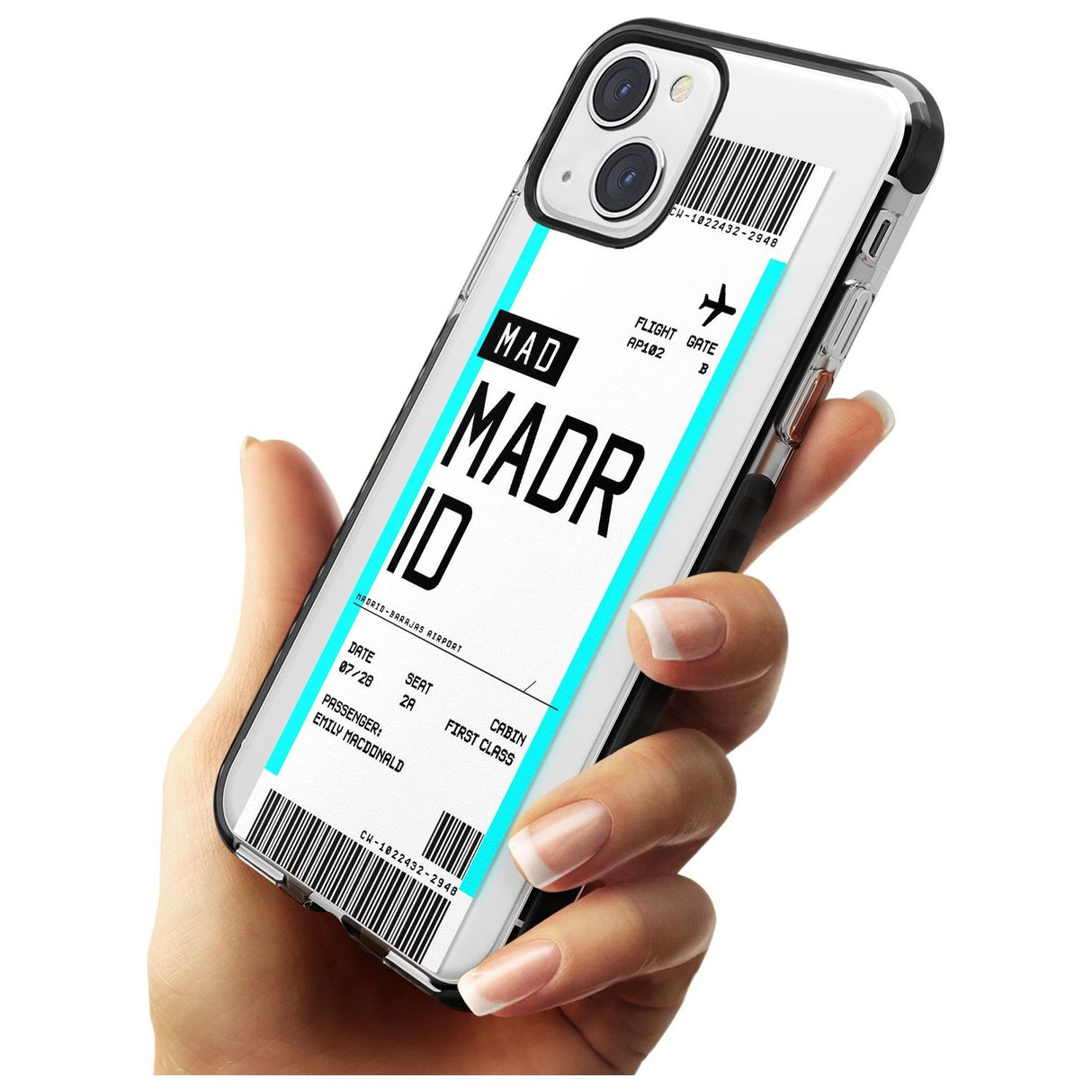 Personalised Madrid Boarding Pass Custom Phone Case iPhone 15 Pro Max / Black Impact Case,iPhone 15 Plus / Black Impact Case,iPhone 15 Pro / Black Impact Case,iPhone 15 / Black Impact Case,iPhone 15 Pro Max / Impact Case,iPhone 15 Plus / Impact Case,iPhone 15 Pro / Impact Case,iPhone 15 / Impact Case,iPhone 15 Pro Max / Magsafe Black Impact Case,iPhone 15 Plus / Magsafe Black Impact Case,iPhone 15 Pro / Magsafe Black Impact Case,iPhone 15 / Magsafe Black Impact Case,iPhone 14 Pro Max / Black Impact Case,iPh