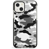 Grey Camo Black Impact Phone Case for iPhone 13 & 13 Mini