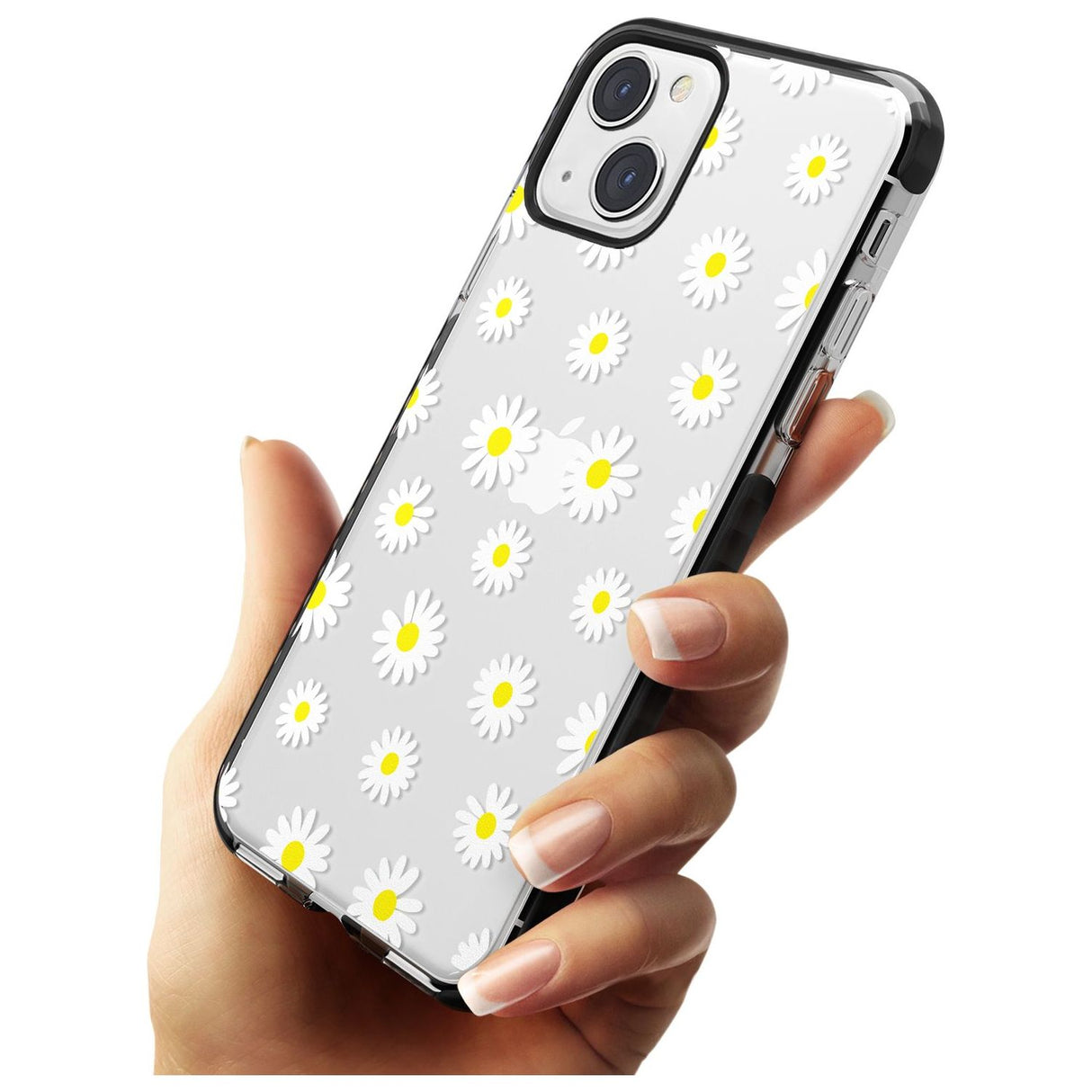 White Daisy Pattern (Clear)